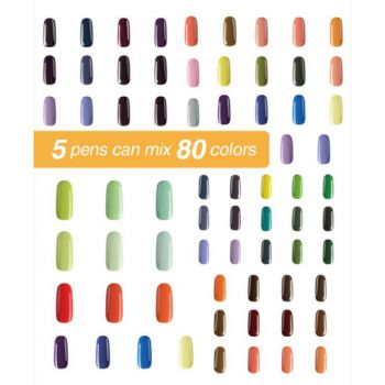 Mở tiệm nail tại nhà với STYLEMATE bộ sơn móng tay hoàn chỉnh (chỉ với 5 bút tạo thành 80 màu)