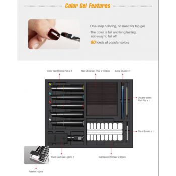 Mở tiệm nail tại nhà với STYLEMATE bộ sơn móng tay hoàn chỉnh (chỉ với 5 bút tạo thành 80 màu)